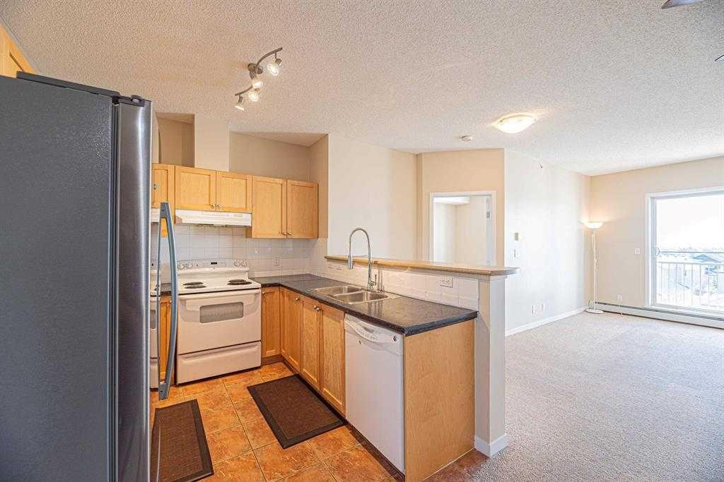 2414-333 Taravista Drive Ne, Calgary, AB - Indoor Photo Showing Kitchen With Double Sink