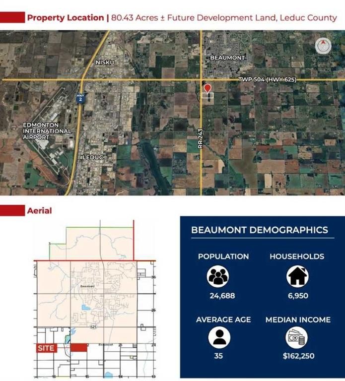 Range Road 243 And Township Road 504, Rural Leduc County, AB