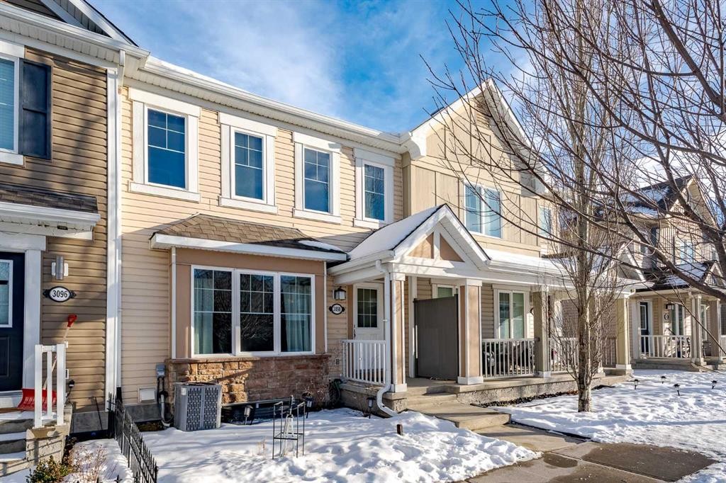 3098 Windsong Boulevard Sw, Airdrie, AB - Outdoor With Deck Patio Veranda With Facade