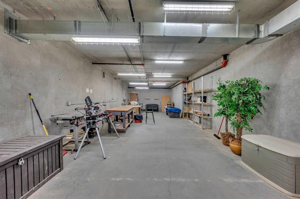 222-428 Chaparral Ravine View Se, Calgary, AB - Indoor Photo Showing Garage
