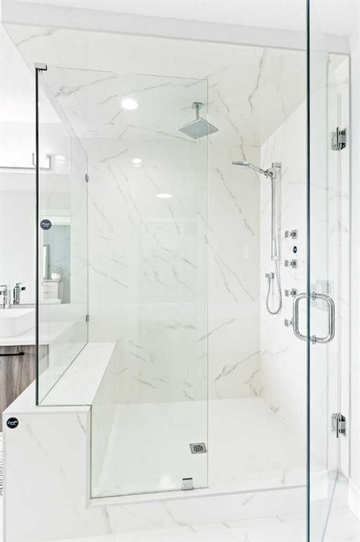 61 Sunvalley View, Cochrane, AB - Indoor Photo Showing Bathroom