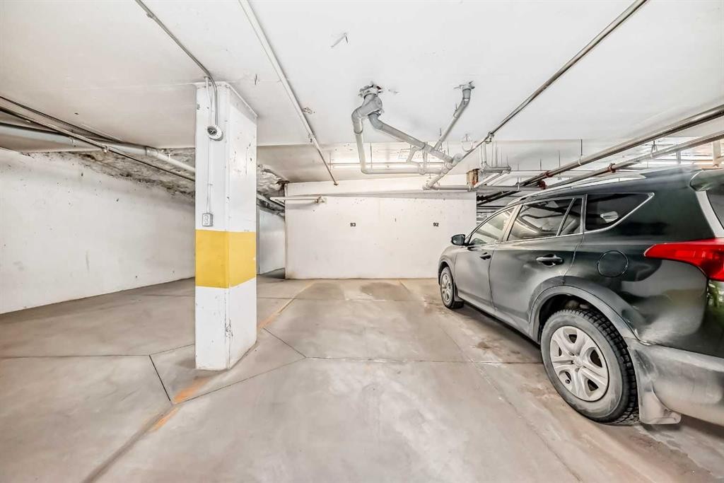 103-10 Auburn Bay Link Se, Calgary, AB - Indoor Photo Showing Garage
