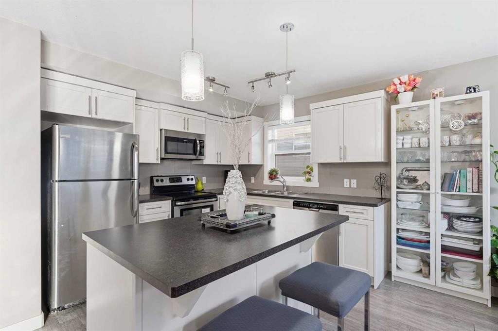427 Redstone View Ne, Calgary, AB - Indoor Photo Showing Kitchen With Stainless Steel Kitchen