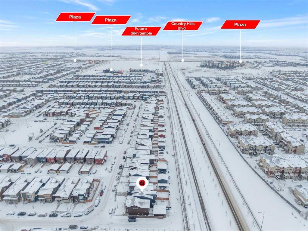 96 Cornerstone Passage Ne, Calgary, AB - Outdoor With View