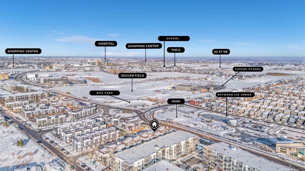 304-474 Seton Circle Se, Calgary, AB - Outdoor With View