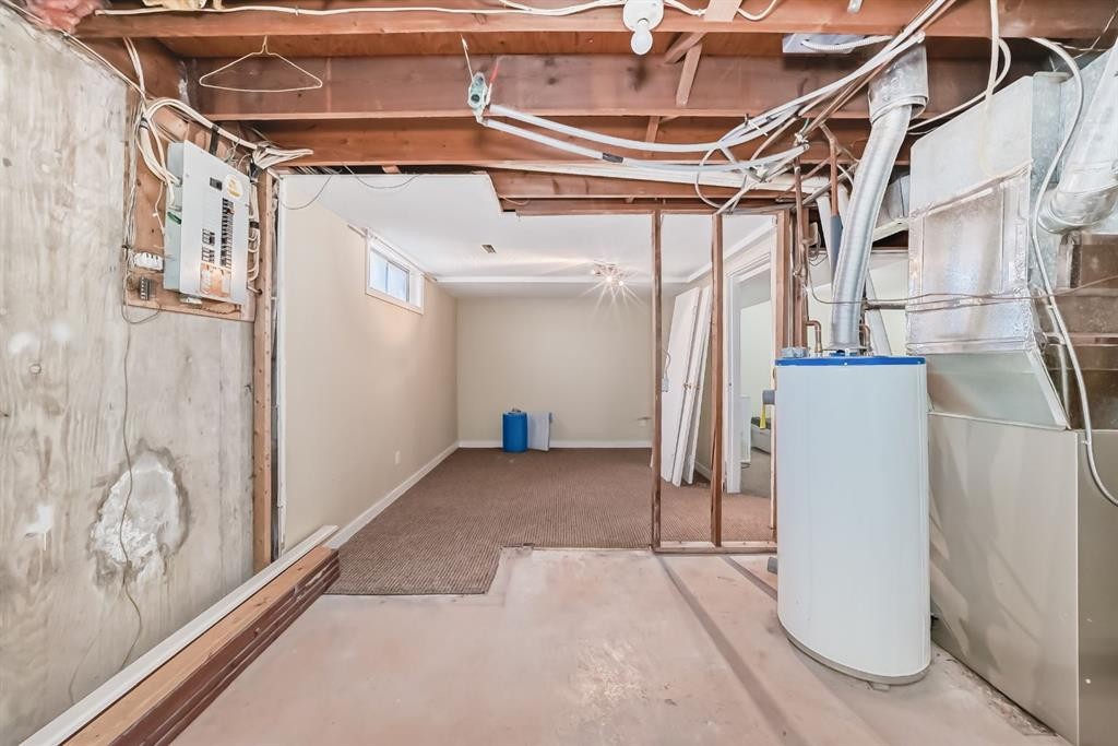 247 Bracewood Road Sw, Calgary, AB - Indoor Photo Showing Basement
