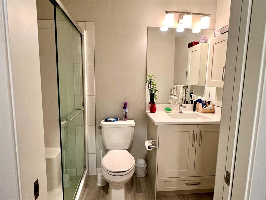 301-150 Shawnee Square Sw, Calgary, AB - Indoor Photo Showing Bathroom