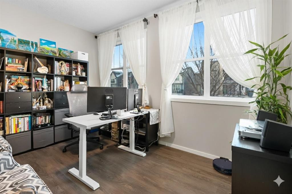 802 Walden Drive Se, Calgary, AB - Indoor Photo Showing Office