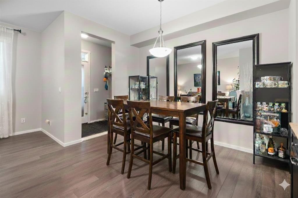 802 Walden Drive Se, Calgary, AB - Indoor Photo Showing Dining Room