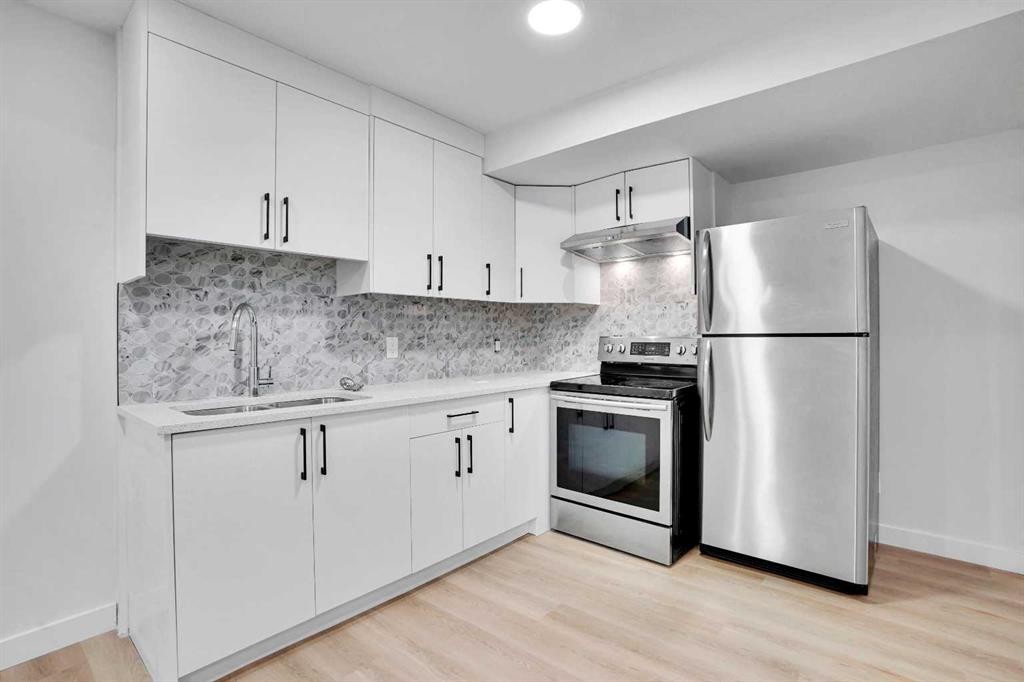 55 Coral Springs Close Ne, Calgary, AB - Indoor Photo Showing Kitchen With Double Sink With Upgraded Kitchen