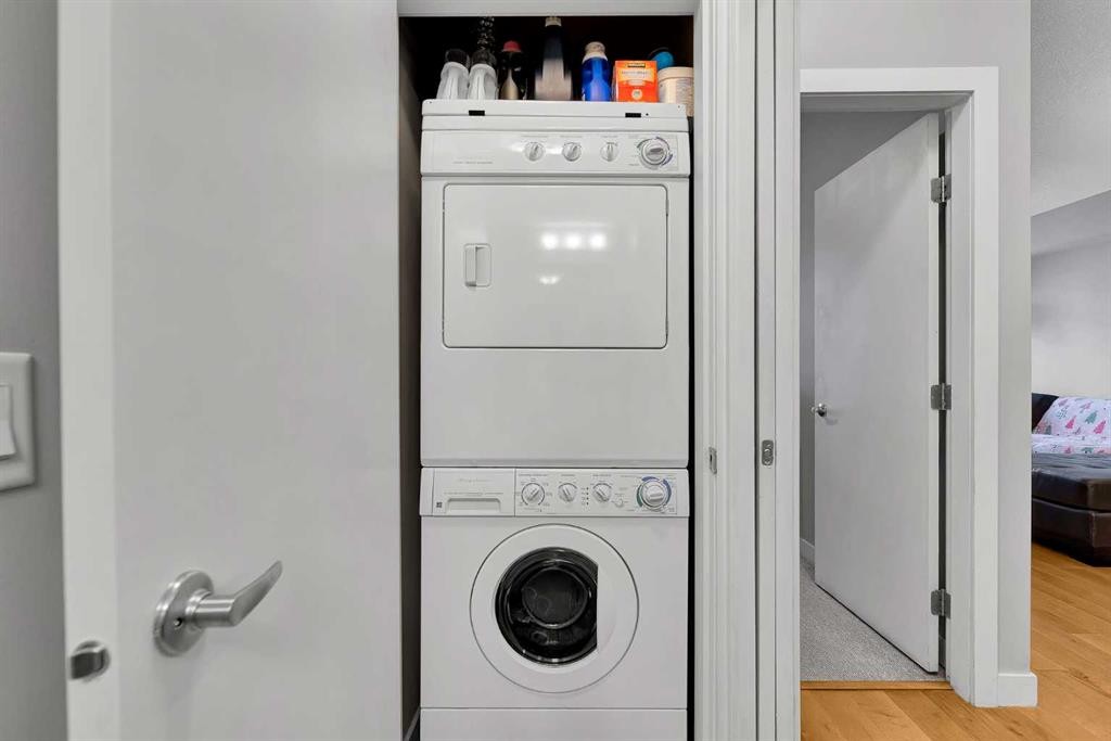 109-2307 14 Street Sw, Calgary, AB - Indoor Photo Showing Laundry Room
