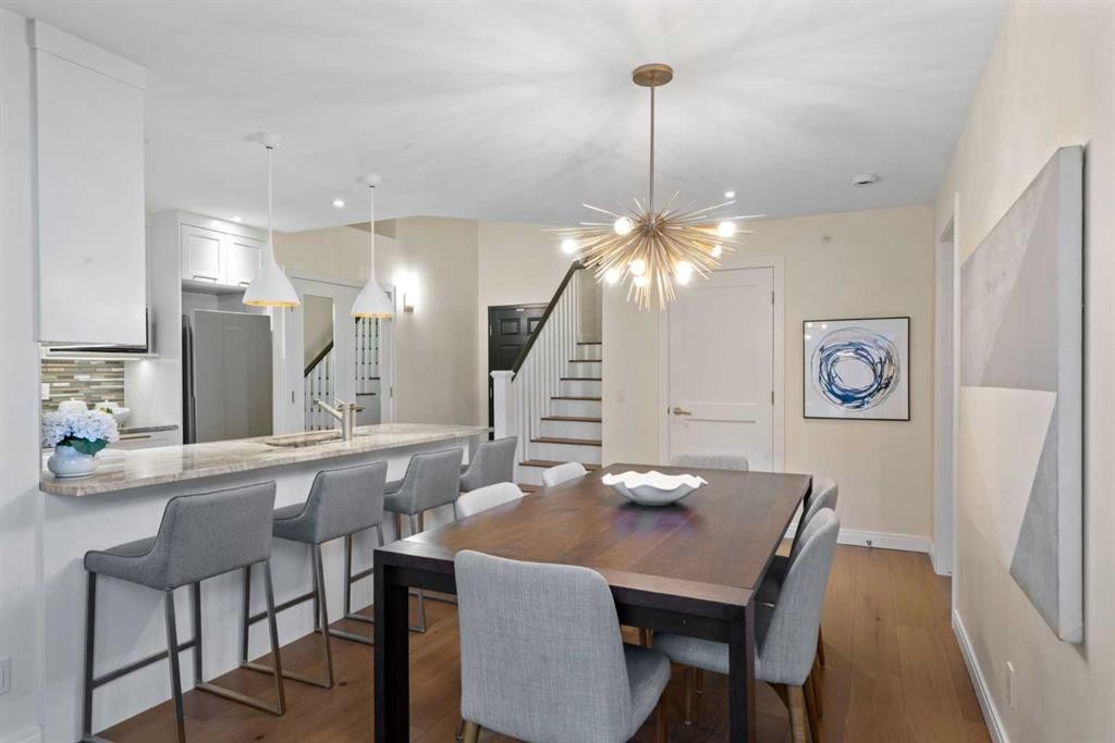 511-881 15 Avenue Sw, Calgary, AB - Indoor Photo Showing Dining Room