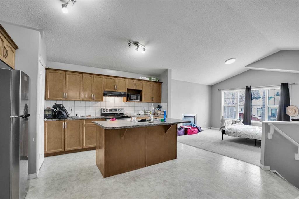 250 Martinwood Place Ne, Calgary, AB - Indoor Photo Showing Kitchen With Double Sink