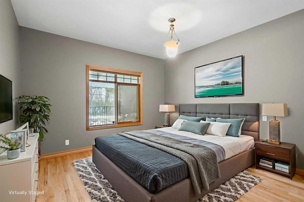 12 Prominence Point Sw, Calgary, AB - Indoor Photo Showing Bedroom