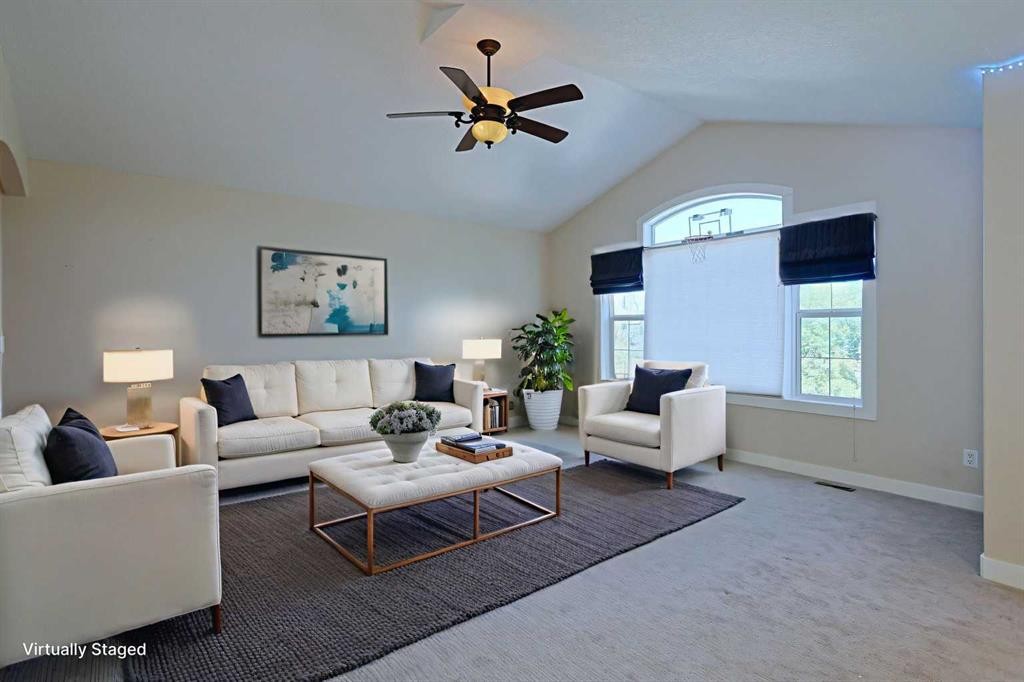 55 Tuscany Estates Drive Nw, Calgary, AB - Indoor Photo Showing Living Room