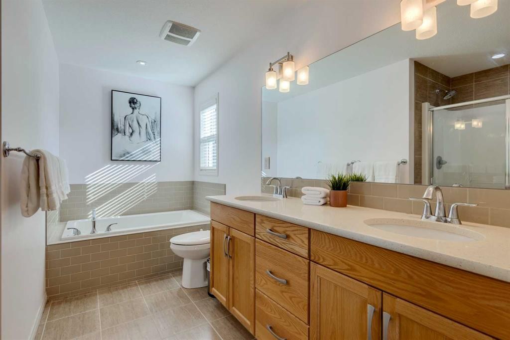 123 Marquis Green Se, Calgary, AB - Indoor Photo Showing Bathroom