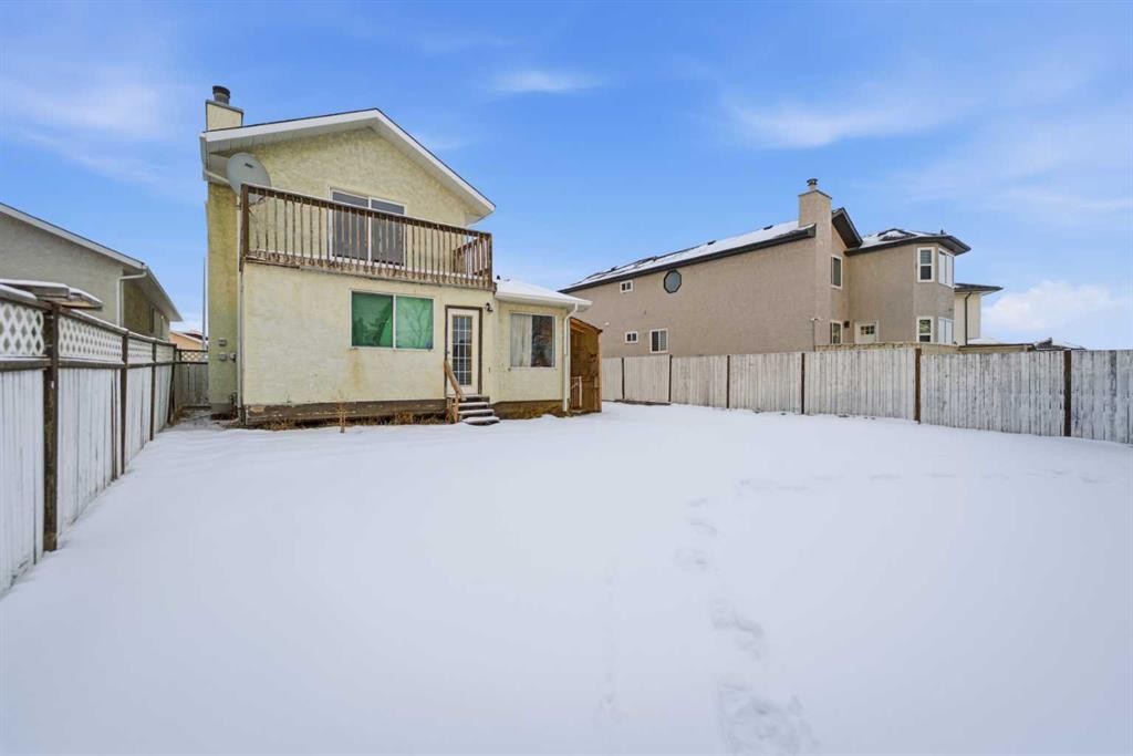 61 Martinview Crescent Ne, Calgary, AB - Outdoor With Balcony With Exterior