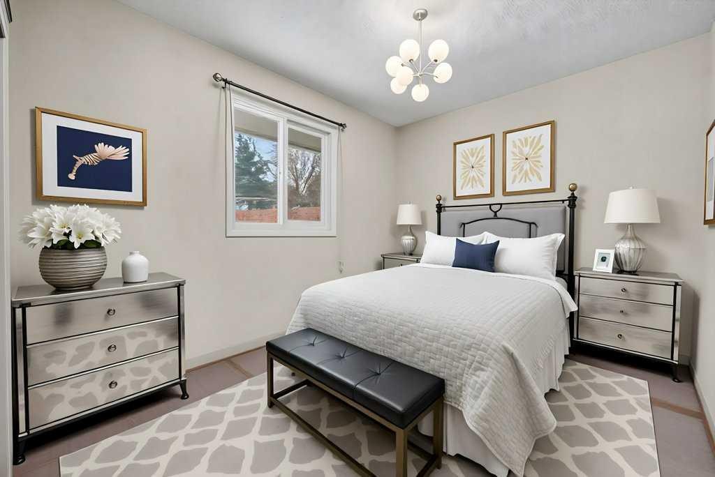 200 Van Horne Crescent Ne, Calgary, AB - Indoor Photo Showing Bedroom