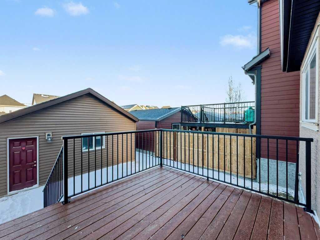 104 Masters Link Se, Calgary, AB - Outdoor With Deck Patio Veranda With Exterior