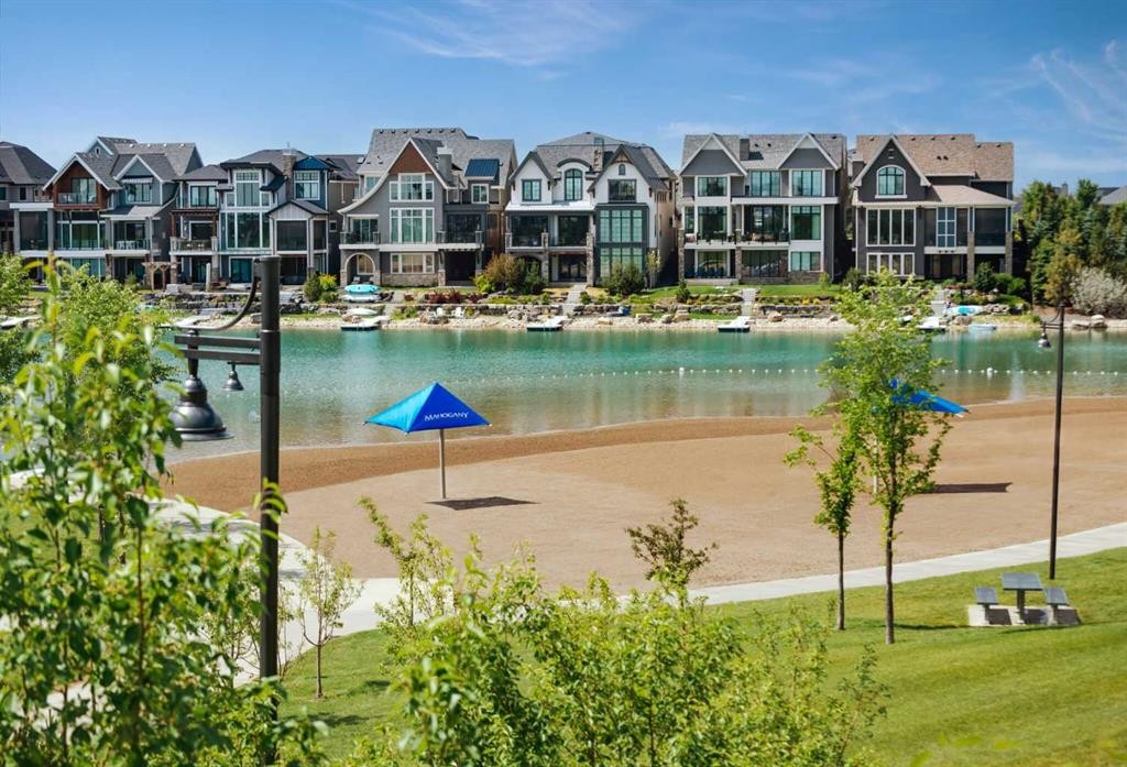 104 Masters Link Se, Calgary, AB - Outdoor With Body Of Water