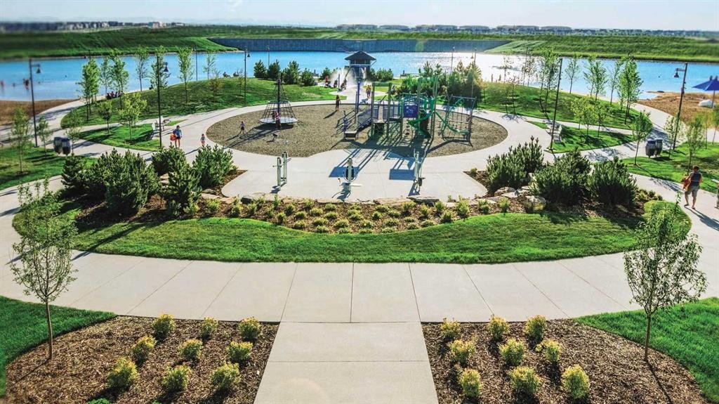 104 Masters Link Se, Calgary, AB - Outdoor With Body Of Water