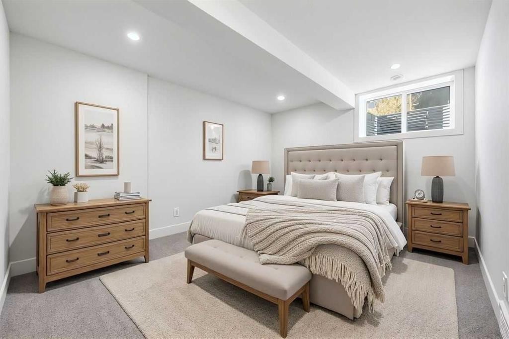 1016 Mapleglade Drive Se, Calgary, AB - Indoor Photo Showing Bedroom