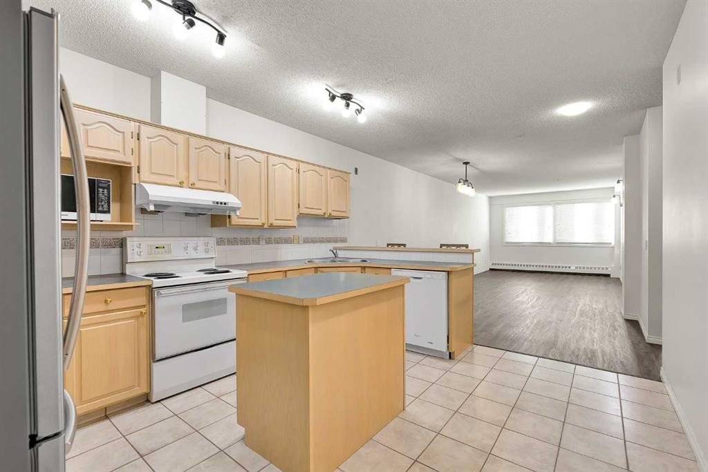 210-103 10 Avenue Nw, Calgary, AB - Indoor Photo Showing Kitchen