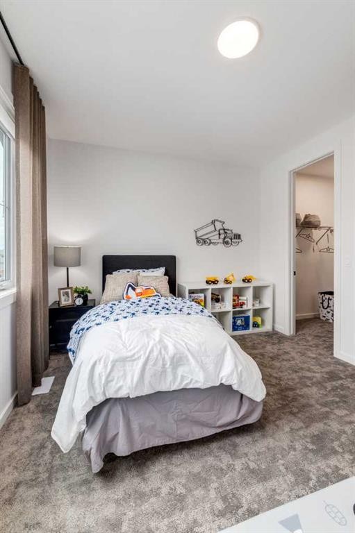 560 Walgrove Boulevard Se, Calgary, AB - Indoor Photo Showing Bedroom