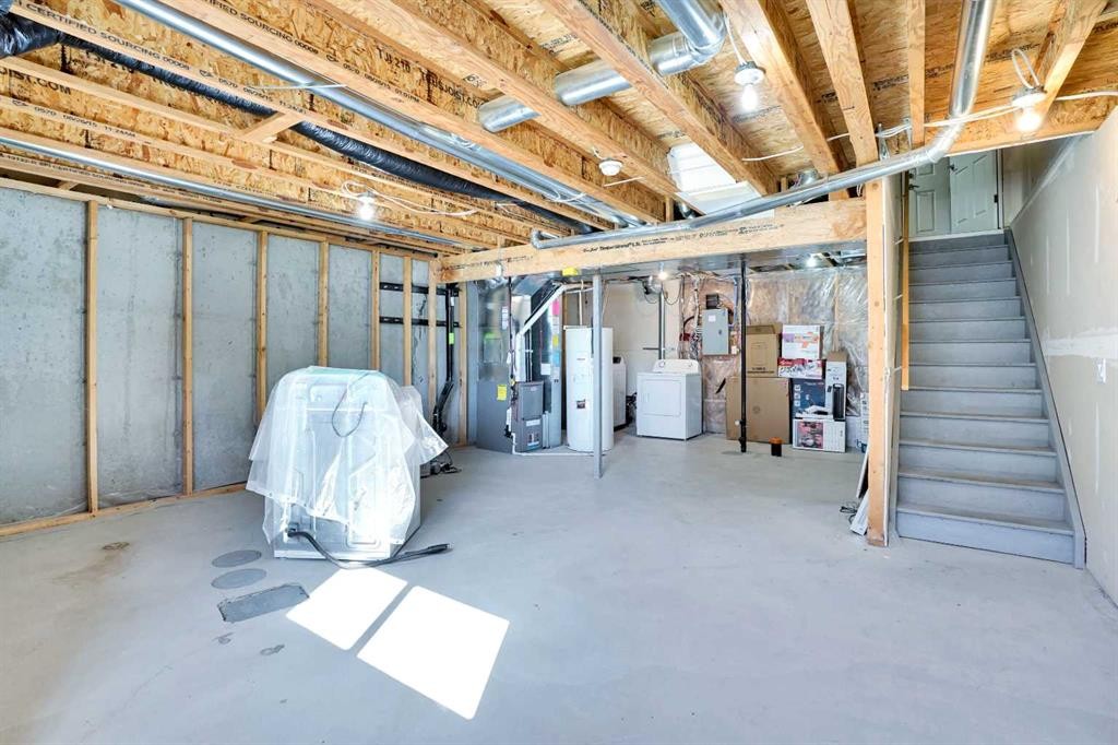 128 Cityscape Row Ne, Calgary, AB - Indoor Photo Showing Basement