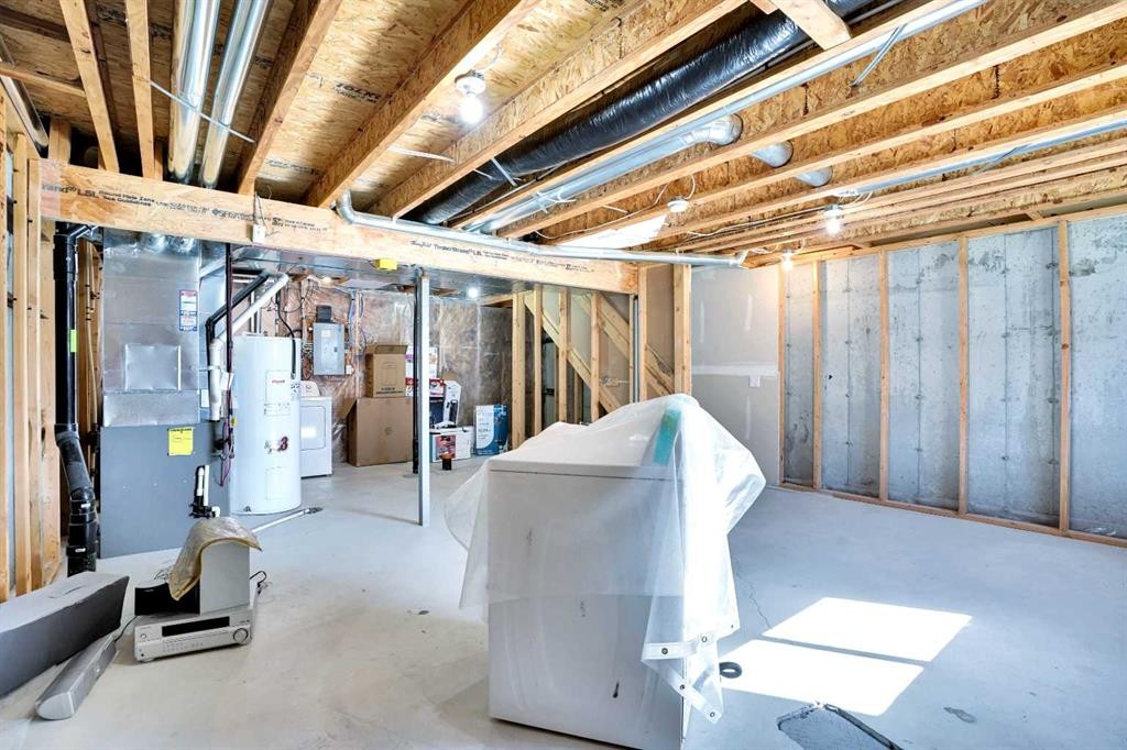 128 Cityscape Row Ne, Calgary, AB - Indoor Photo Showing Basement