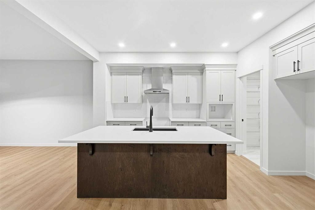 48 Herron Way Ne, Calgary, AB - Indoor Photo Showing Kitchen With Upgraded Kitchen