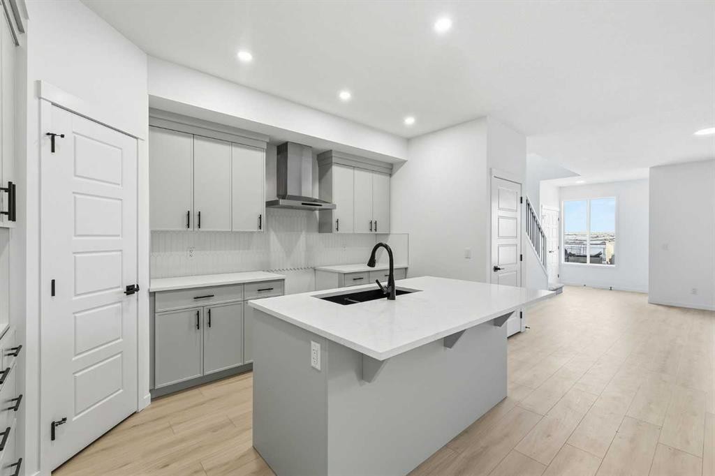 355 Herron Landing Ne, Calgary, AB - Indoor Photo Showing Kitchen With Upgraded Kitchen