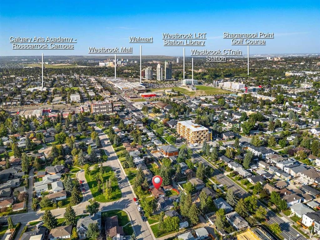 2220 38 Street Sw, Calgary, AB - Outdoor With View