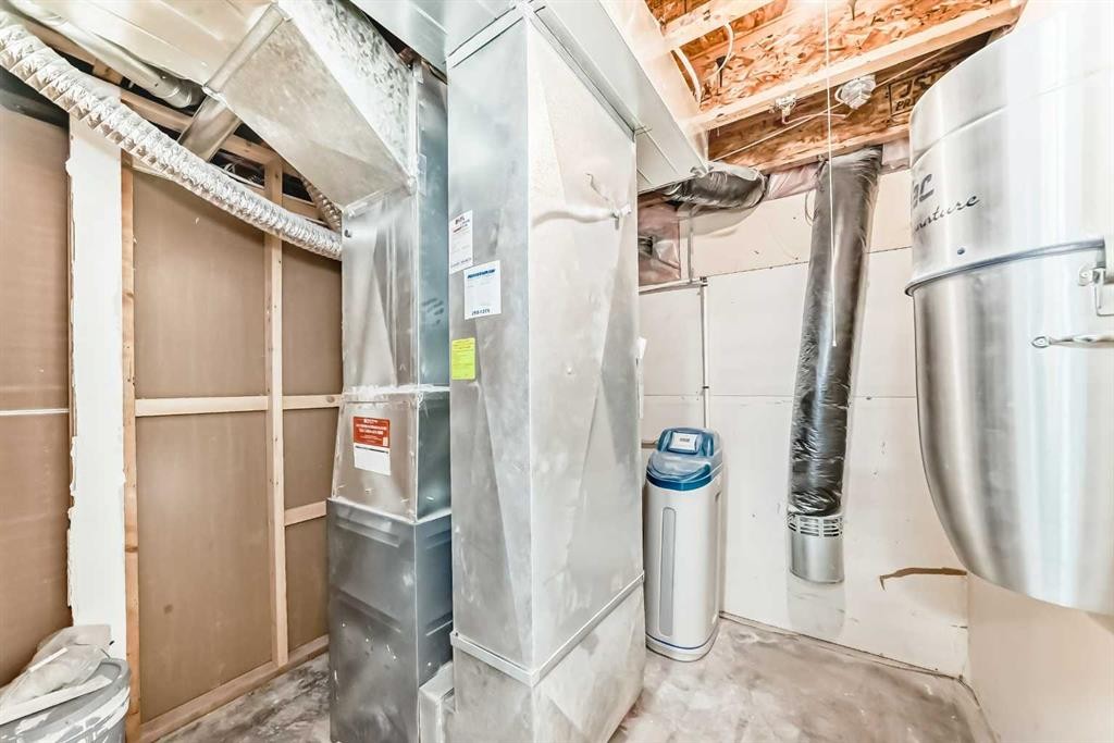 99 Saddlecrest Way Ne, Calgary, AB - Indoor Photo Showing Basement