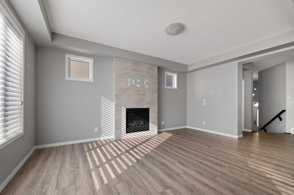 138 Cityside Way Ne, Calgary, AB - Indoor With Fireplace