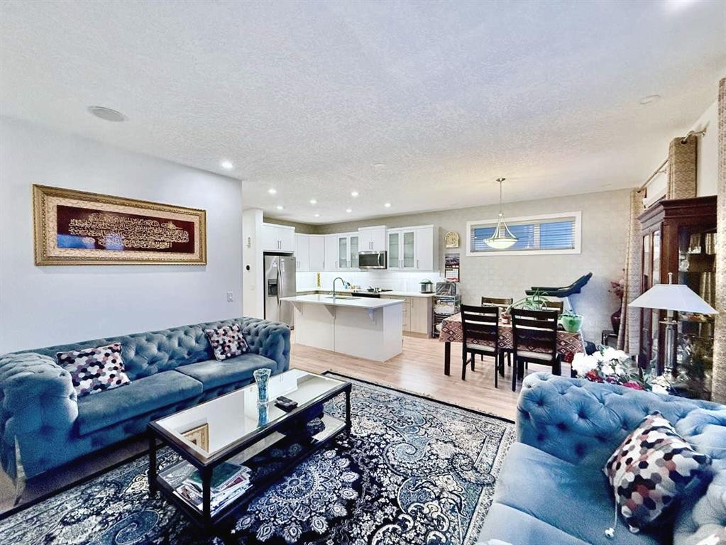 148 Carrington Circle Nw, Calgary, AB - Indoor Photo Showing Living Room