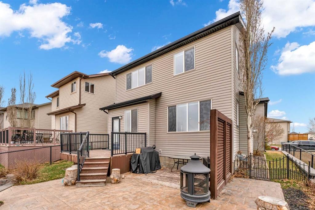 2101 Luxstone Boulevard Sw, Airdrie, AB - Outdoor With Deck Patio Veranda With Exterior