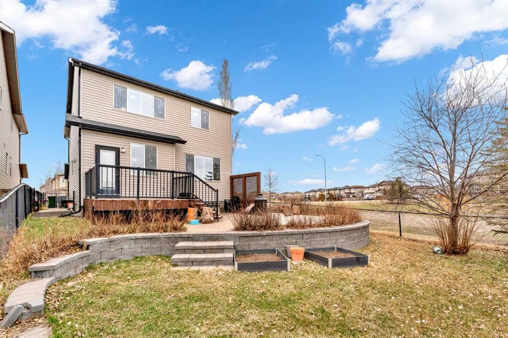 2101 Luxstone Boulevard Sw, Airdrie, AB - Outdoor With Deck Patio Veranda