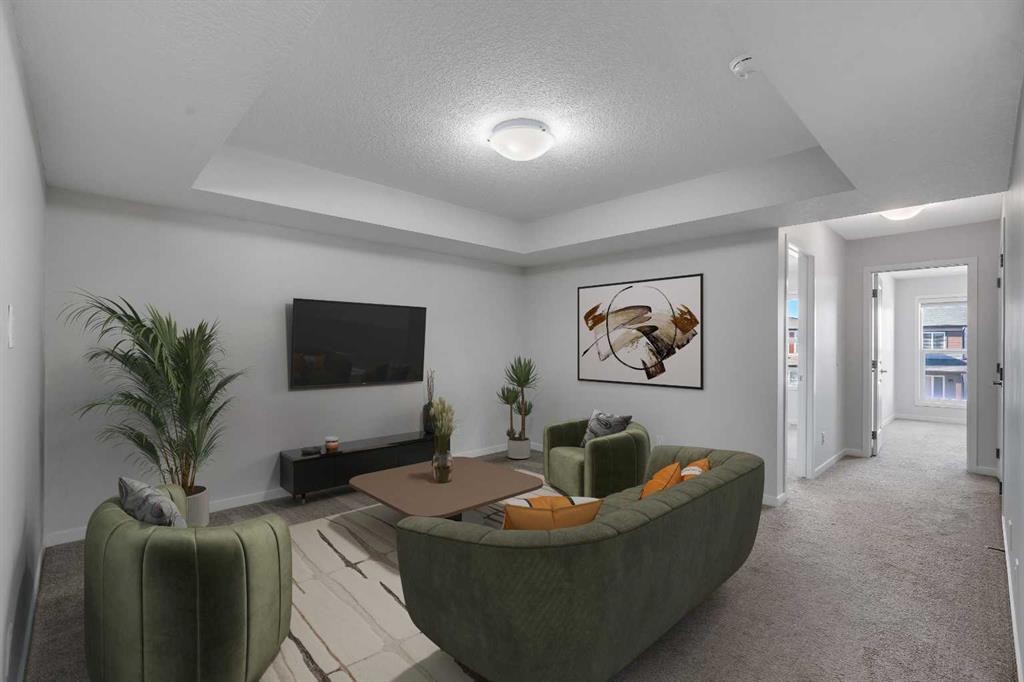 20 Rowley Common Nw, Calgary, AB - Indoor Photo Showing Living Room