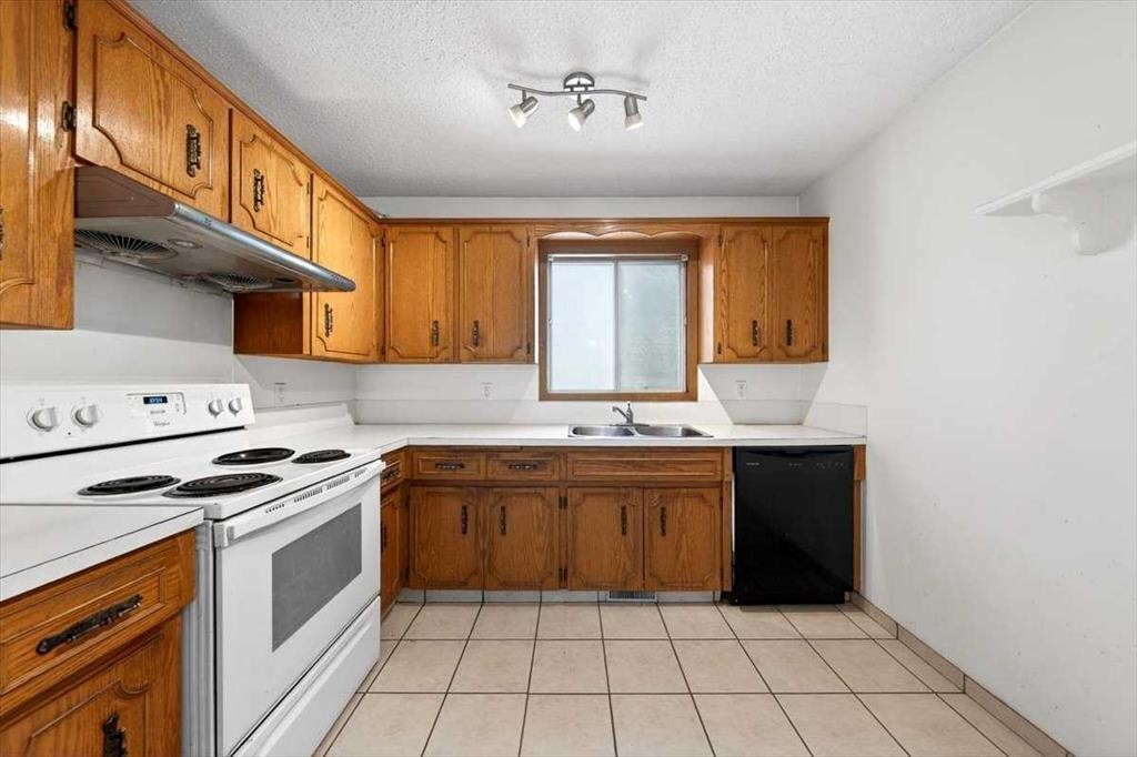 184 Falmere Way Ne, Calgary, AB - Indoor Photo Showing Kitchen With Double Sink