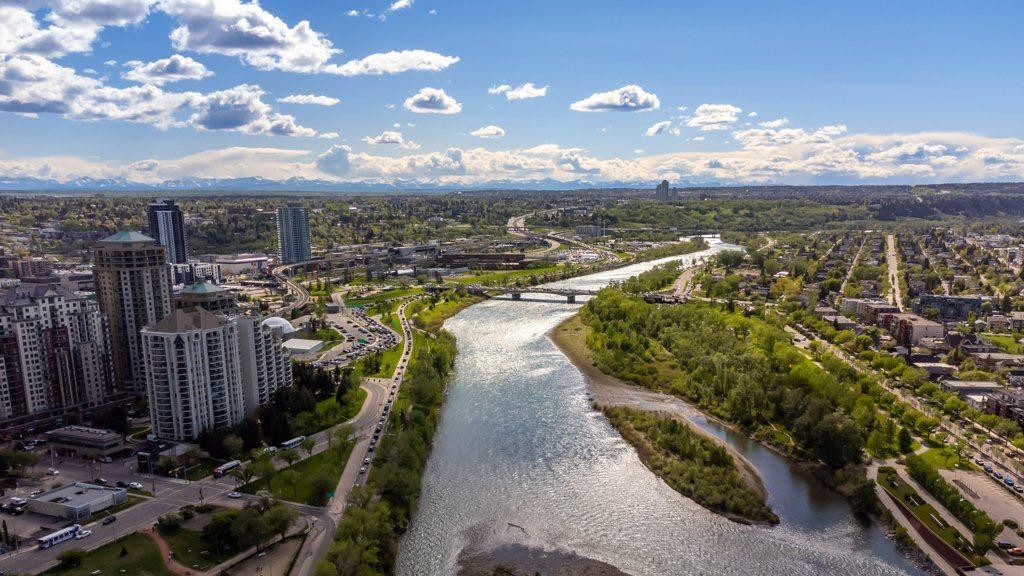 2208-930 6 Avenue Sw, Calgary, AB - Outdoor With View