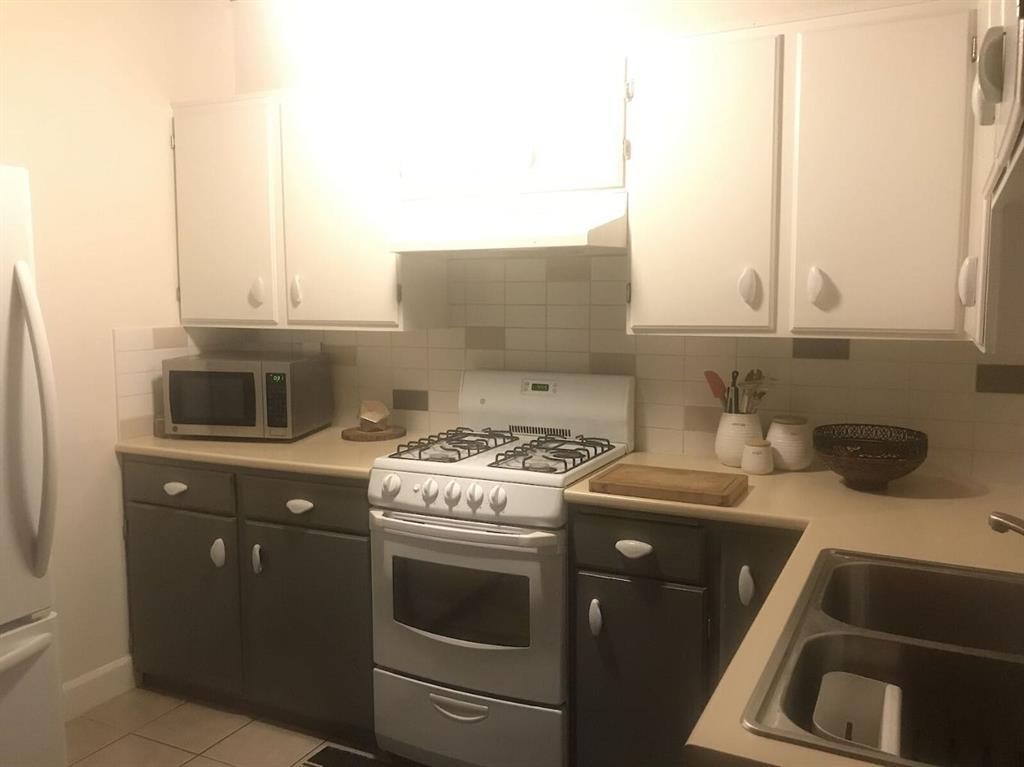 2135 Spiller Road Se, Calgary, AB - Indoor Photo Showing Kitchen With Double Sink