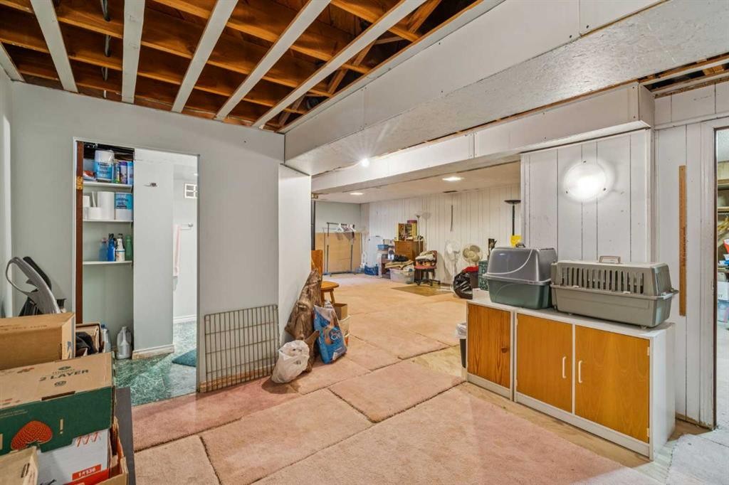 2048 33 Street Se, Calgary, AB - Indoor Photo Showing Basement