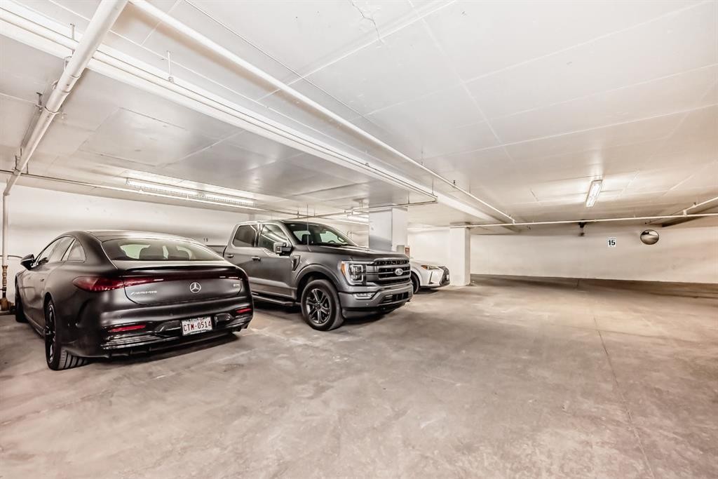 701-920 5 Avenue Sw, Calgary, AB - Indoor Photo Showing Garage