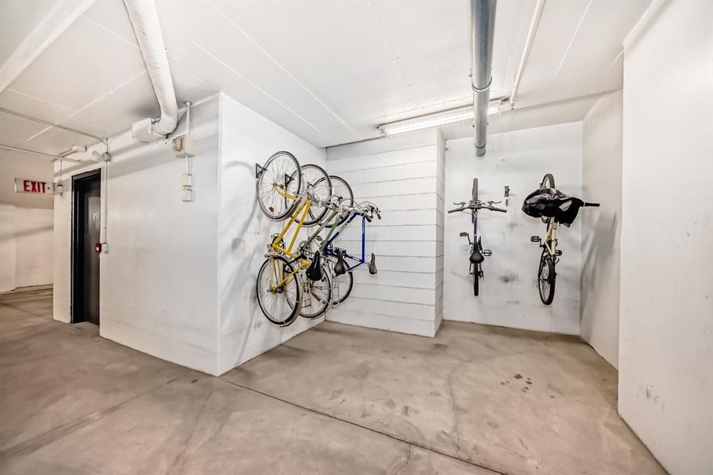 701-920 5 Avenue Sw, Calgary, AB - Indoor Photo Showing Garage