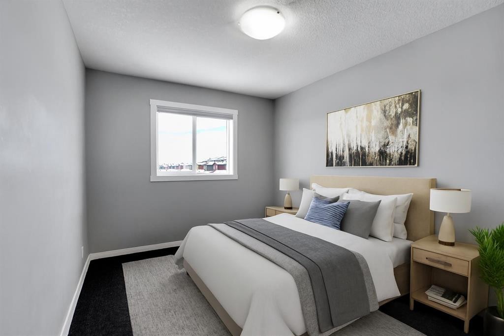 1127 Cornerstone Street Ne, Calgary, AB - Indoor Photo Showing Bedroom