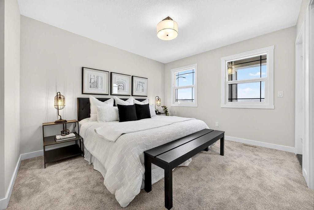 306 Alpine Boulevard, Calgary, AB - Indoor Photo Showing Bedroom