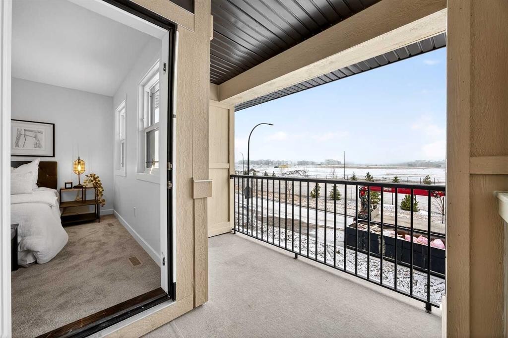 306 Alpine Boulevard, Calgary, AB - Outdoor With Balcony With Exterior
