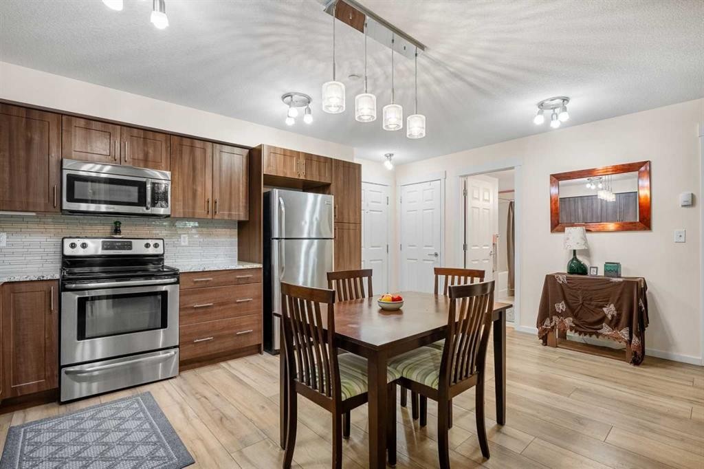 2107-99 Copperstone Park Se, Calgary, AB - Indoor Photo Showing Kitchen With Stainless Steel Kitchen