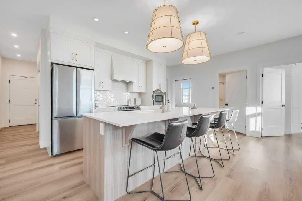 2316-200 Seton Circle Se, Calgary, AB - Indoor Photo Showing Kitchen With Upgraded Kitchen